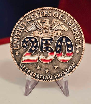 1.75 250Th Challenge coin